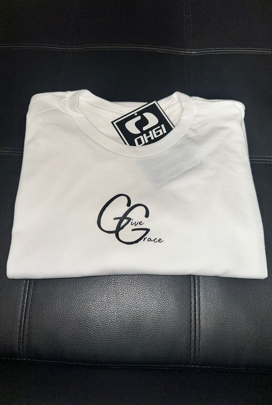 Give Grace ~ T-shirt (white-black)