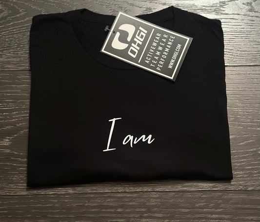 I AM ~ T-shirt (black-white)
